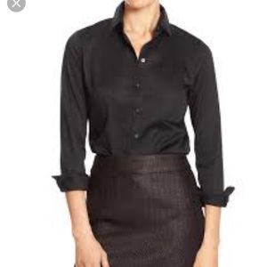 Banana Republic non iron black classic shirt